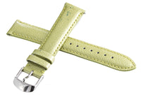NEW Michele Womens 18mm x 16mm Green Patent Leather Watch