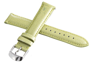 NEW Michele Womens 18mm x 16mm Green Patent Leather Watch