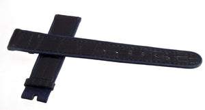 Ulysse Nardin 18mmx16mm Navy Blue Alligator Leather Watch Band