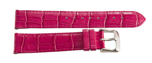 Anne Klein New York 20mm Pink Alligator Leather Watch Band Strap