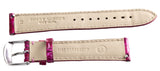 NEW Michele Womens 18mm Hot Pink Genuine Alligator Leather Watch Band