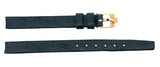 Girard Perregaux 8mm x 8mm  Black Leather Watch Band Strap