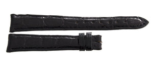 Zenith 15mm x 12mm Black Alligator Watch Band Strap 264