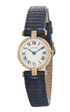 Cartier 18k Mini Vendome Diamond Women's Watch