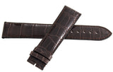 Genuine Arnold & Son 22mm x 20mm Brown Shiny Leather Watch Band Strap