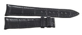 Ulysse Nardin 20mm x 16mm Black Alligator Leather Watch Band 3E08