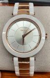 DKNY NY2290 Stanhope Silver Dial Ceramic and Rose Gold Women's Watch