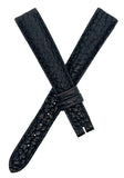 Revue Thommen 13mm Women's Black Leather  Watch Band