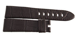 Montblanc Men's 22mm x 20mm Brown Alligator Leather Watch Band Strap FYH