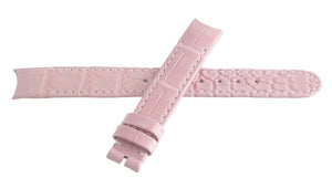 Dior Women's 13mm x 13mm Pink Alligator Leather Watch Band Strap 04011 C1B2A