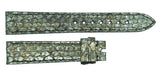 Ebel 16mm x 14mm  Metallic Green Alligator Leather Women's Watch Band  BJ5T