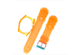 Aqua  Master  Gel Plastic Watch Strap Band 21MM with Cover Orange - W13