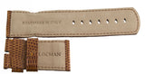 LOCMAN Men's 31mm x 30mm Brown Lizard Leather Watch Band