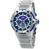 Invicta 25463 Bolt Blue Dial Stainless Steel Chronograph Men's Watch