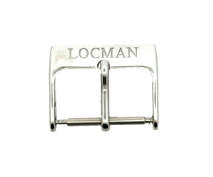 18mm Locman Men's Stainless Steel Buckle Clasp