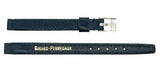 Girard Perregaux 8mm Black Leather Watch Band Strap