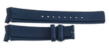 Authentic Corum 21mm x 18mm Dark Blue Rubber Watch Band Strap NEW