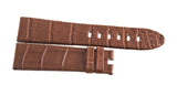 Montblanc Men's 22mm x 20mm Brown Alligator Leather Watch Band Strap FRB