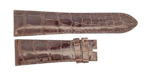 Chopard 22mm x 18mm Brown Glossy Alligator Watch Band Strap B0208-0297