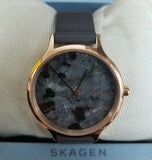Skagen SKW2672 Anita Grey Dial Grey Leather Strap Women's Watch