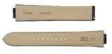 Cartier Paris 11mm x 16mm Dark Brown Genuine Leather Watch Band  KDAFLM52