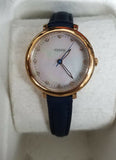 Fossil ES4083 Jacqueline Mini Mother of Pearl Dial Leather Strap Women's Watch