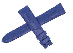 Dior Women's 17mm x 14mm Blue Alligator Leather Watch Band Strap 12040 N3N2A