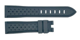 Montblanc Men's 22mm x 20mm Black Rubber Watch Band Strap Short
