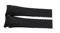 Gerald Genta Men's 26mm x 20mm Black Rubber Replacement Band Strap