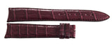 Franck Muller Geneve Ladies 19mm x 16mm Burgundy Leather Watch Band