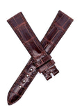 Chopard 17mm x 14mm Shiny Brown Alligator Women's Watch Band Strap 105/70