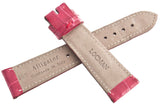 LOCMAN WOMENS 20MM RED ALLIGATOR LEATHER WATCH BAND STRAP