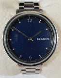 SKAGEN SKW2606 ANCHER Blue Dial Bracelet Stainless Steel Woman's Watch