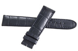 Montblanc Men's 21mm x 18mm Navy Blue Alligator Leather Watch Band Strap