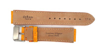 deBeer 17mm Apricot  Alligator Watch Band Fits Aqua Marine Watches