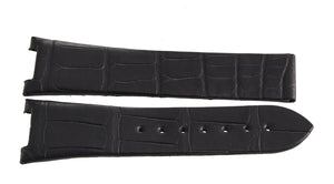 Omega 24mm x 18mm Black Leather Watch Band Strap CUZ011235 GJB