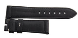 Genuine Graham 22 mm x 20 mm Black Genuine Leather Watch Band