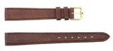 Revue Thommen 13mm Women's Brown Leather Gold Buckle Watch Band
