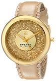 Sperry 103550 Top-Spider Gold Dial Beige Leather Strap Women's Watch