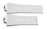 Roger Dubuis Aqua Mare 27 mm x 21 mm White Rubber Watch Band Strap (M)