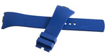 HYT Men's 28mm x 20mm Blue Rubber Watch Band Strap