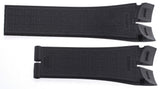 Roger Dubuis 23x19mm Black Rubber Watch Band Strap EX39/M