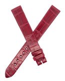 Cartier 13mm 12mm Burgundy Alligator Women's Watch Band Strap KDC8AY26