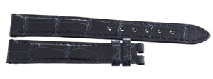 Genuine Chopard 14mm x 12mm Dark Blue Alligator Watch Band Strap 105 B0201-0233