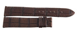 Montblanc Men's 19mm x 17mm Brown Alligator Leather Watch Band Strap FSH