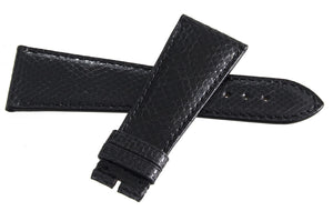 Genuine Chopard 25mm x 18mm Black Lizard Leather Watch Band Strap