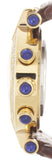 Aqua Master Womens Chrono Gold-tone Dial Brown Leather Band  Watch W#94_23_5
