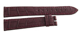 Genuine Chopard 19mm x 16mm Burgundy Alligator Watch Band Strap 080 B0207-0146