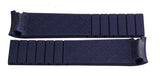 Longines 21mm x 19mm Navy Blue Rubber Watch Band Strap AEE1 L682 154 973