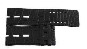 Genuine Roger Dubuis 28mm Short Black Alligator Watch Band Strap